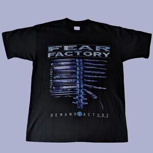 Original 1995 Fear Factory Demanufacture Tour Shirt - Never Worn, Size L